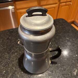 RARE Vintage WEAR-EVER Aluminum Coffee Pot